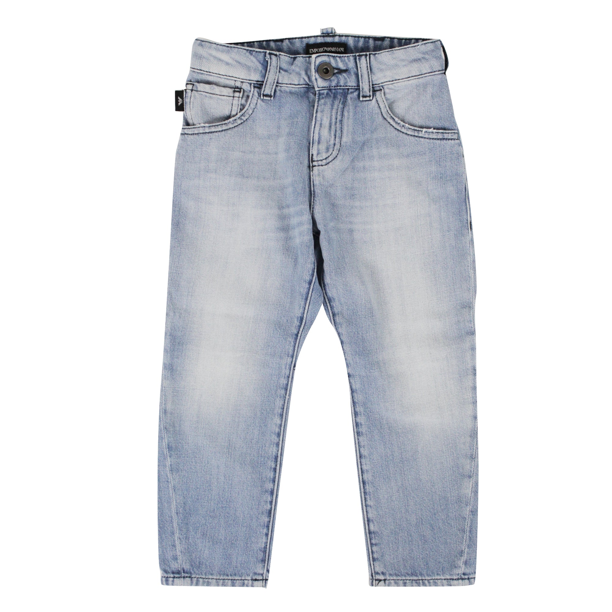 Emporio Armani jeans bambino blu in misto cotone | ViaMonte Shop