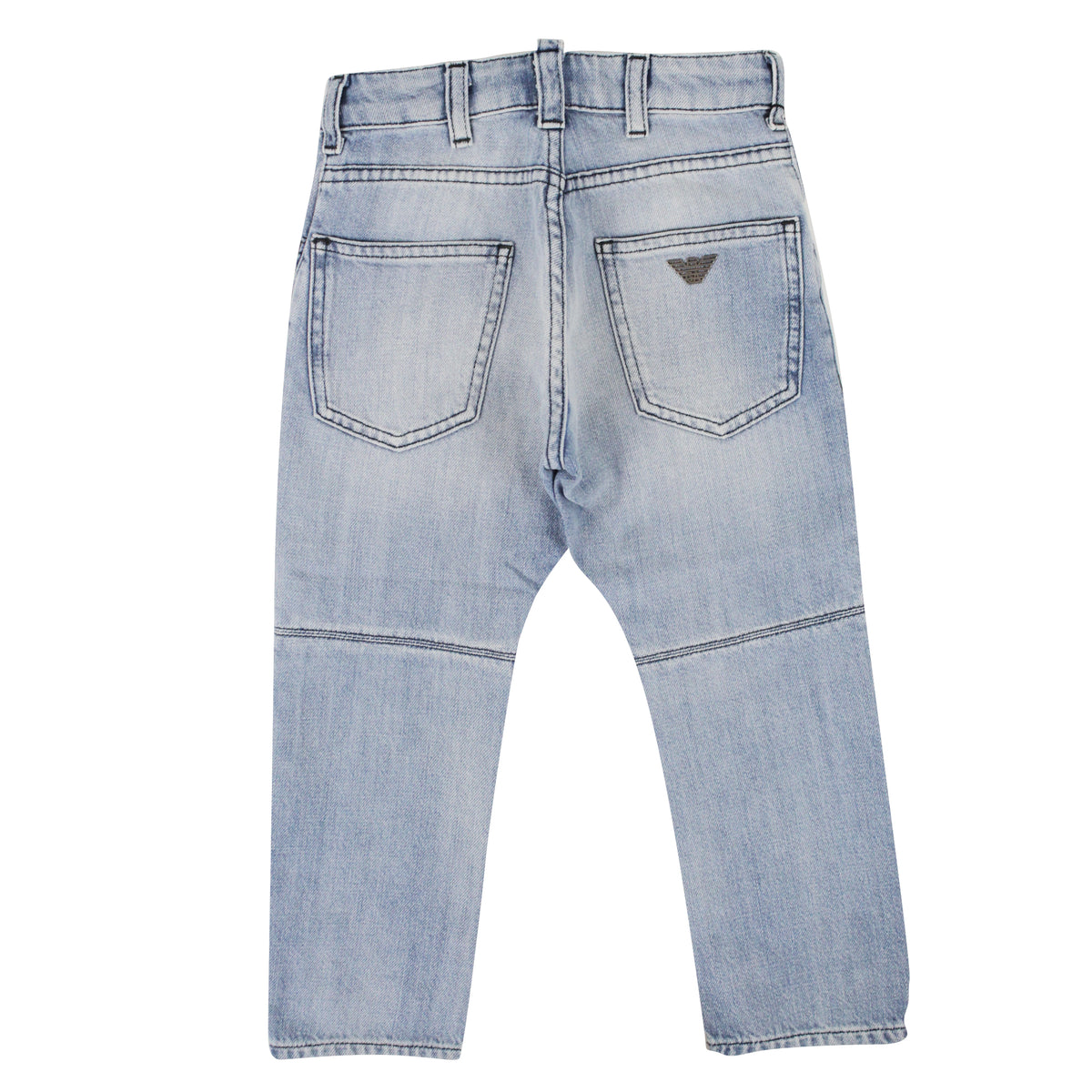 Emporio Armani jeans bambino blu in misto cotone | ViaMonte Shop