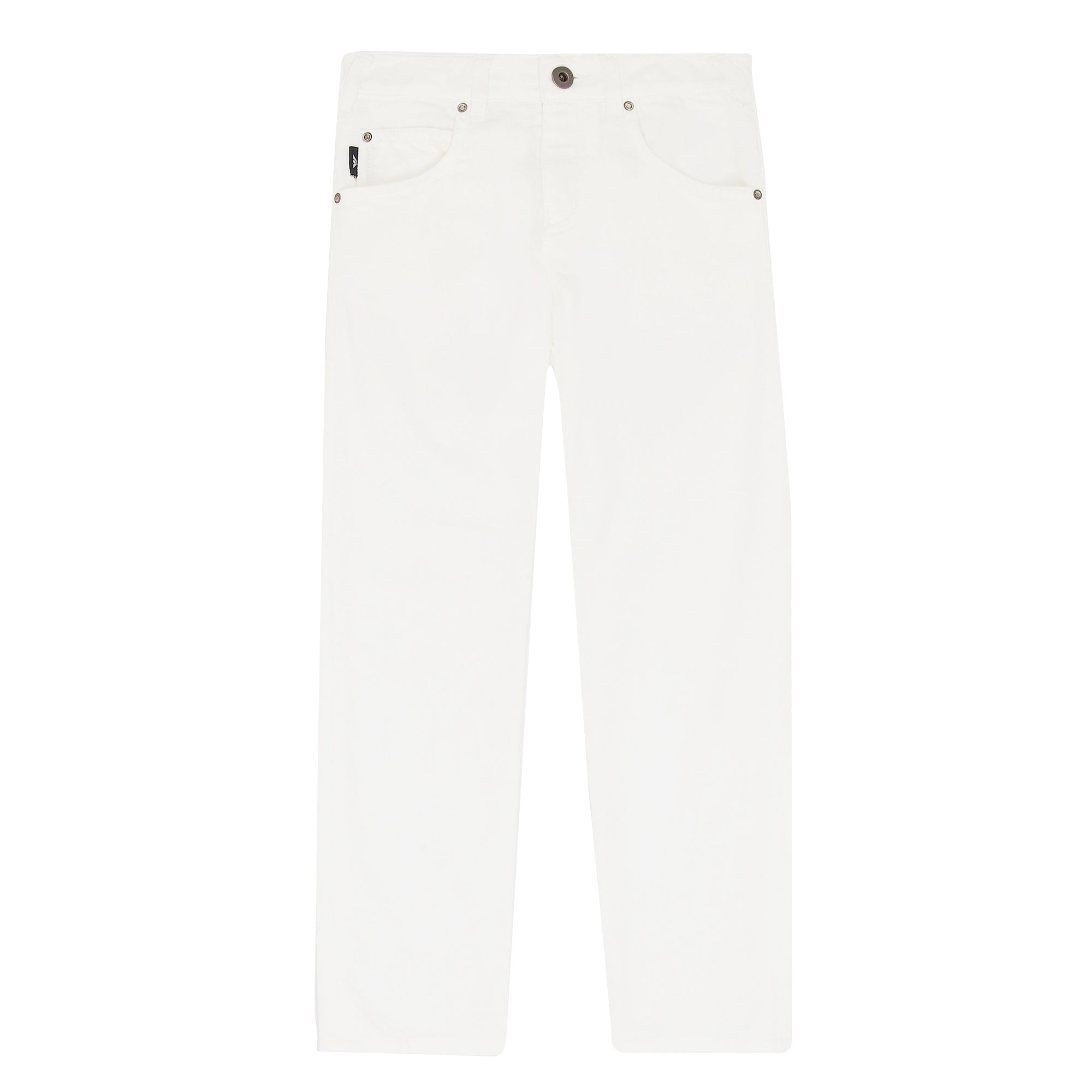 ViaMonte Shop | Emporio Armani pantalone bambino bianco in misto cotone