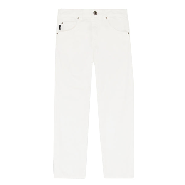 ViaMonte Shop | Emporio Armani pantalone bambino bianco in misto cotone