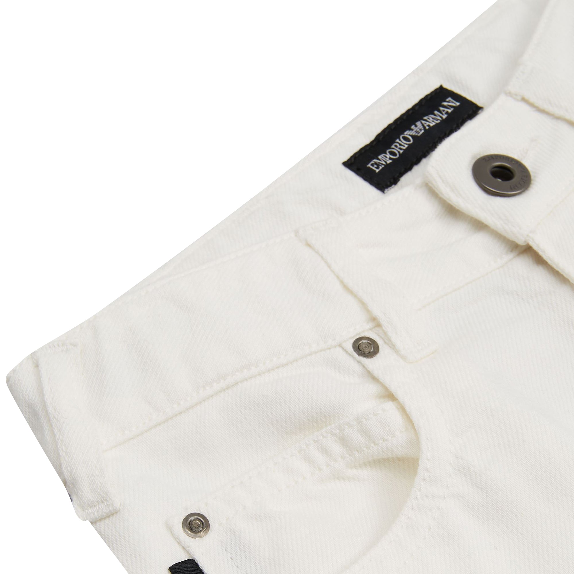 ViaMonte Shop | Emporio Armani pantalone bambino bianco in misto cotone