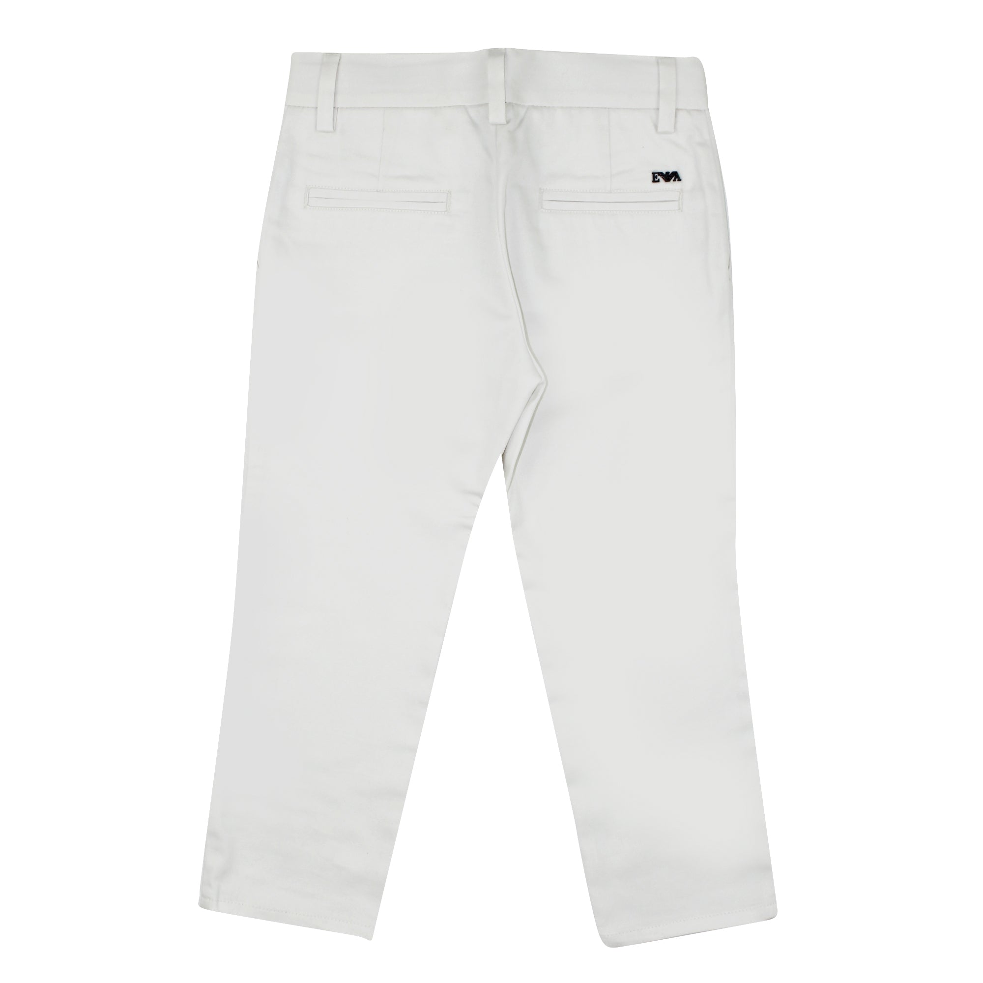 ViaMonte Shop | Emporio Armani pantalone teen bianco in cotone