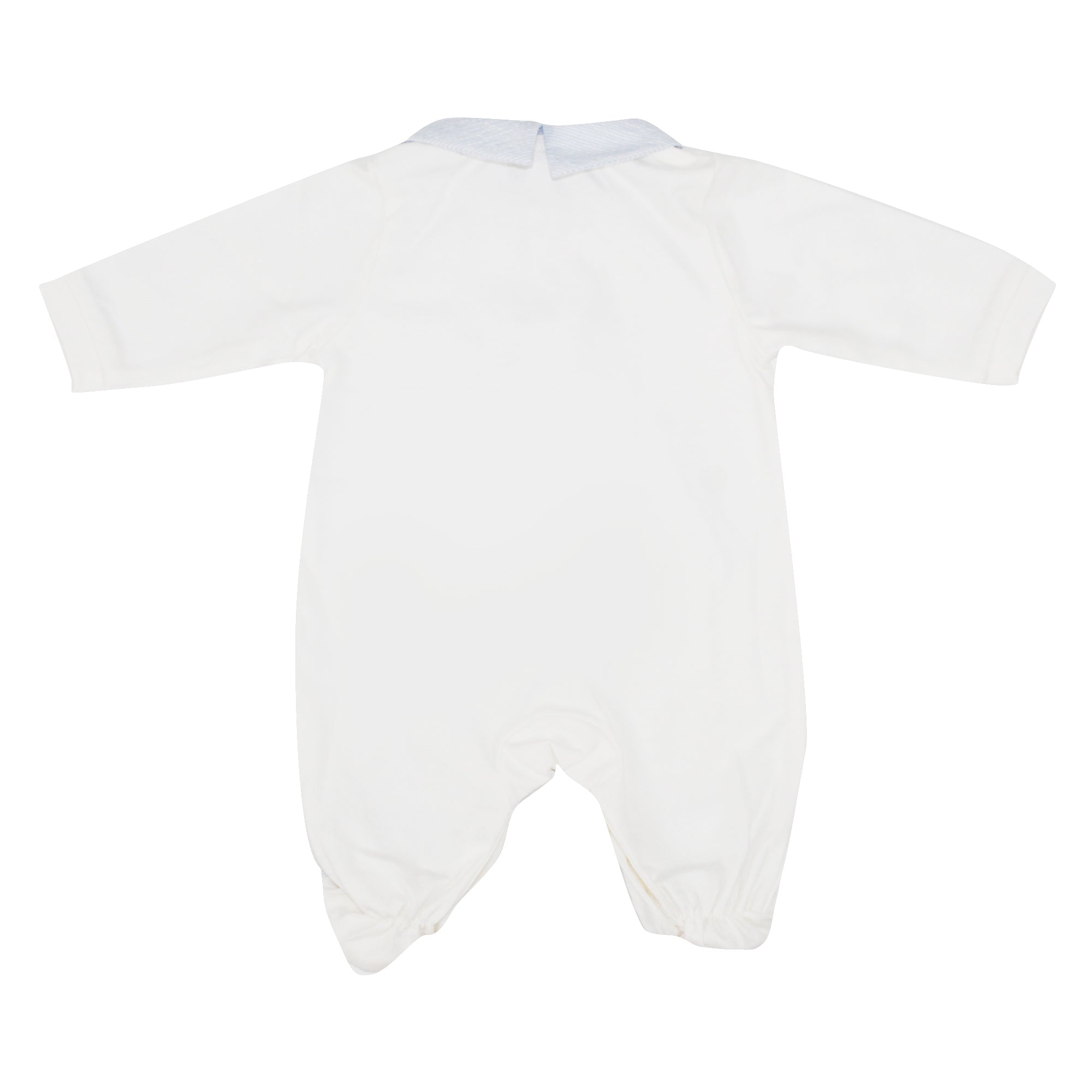 ViaMonte Shop | Emporio Armani tutina baby boy bianca in cotone