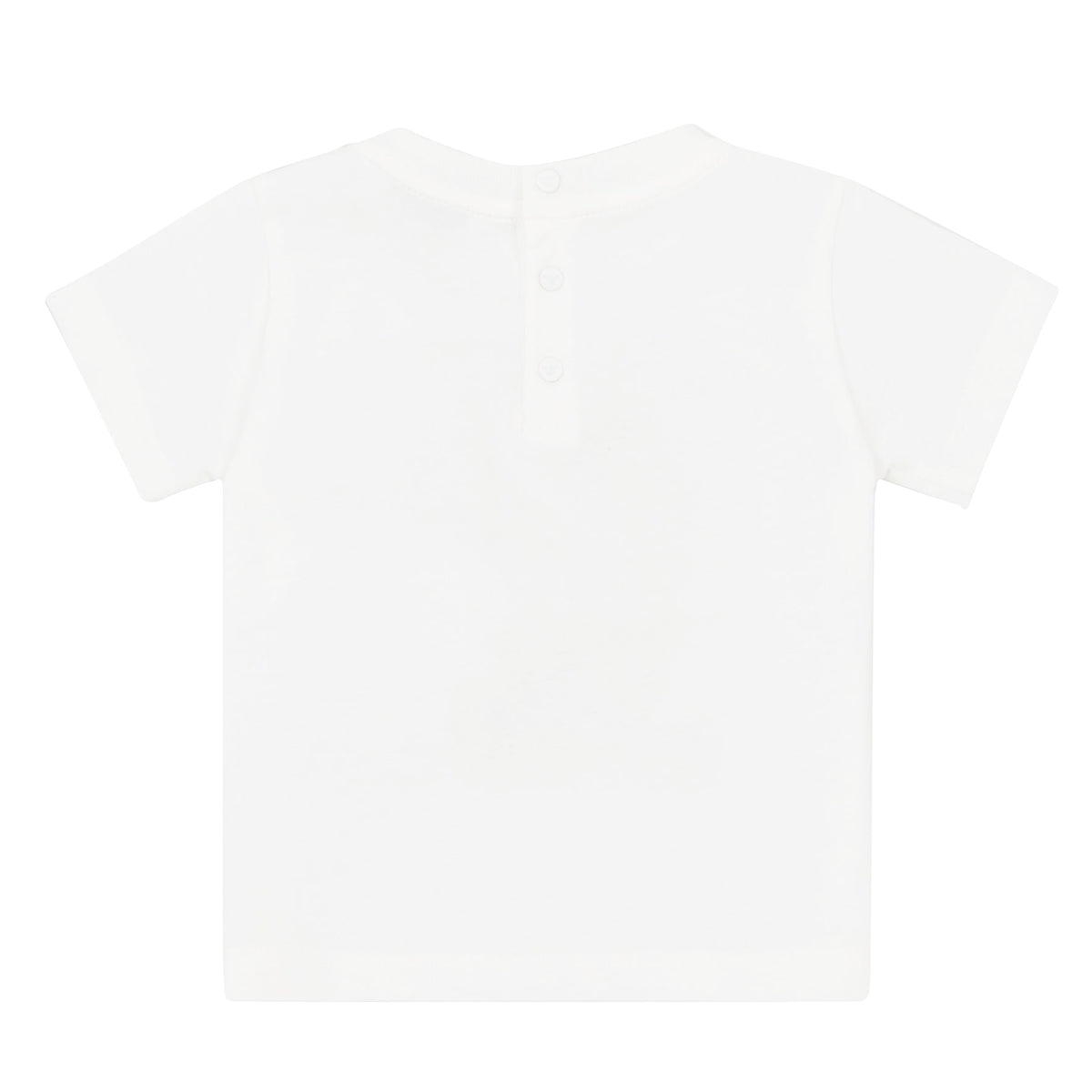 ViaMonte Shop | Emporio Armani t-shirt baby boy bianca in jersey di cotone