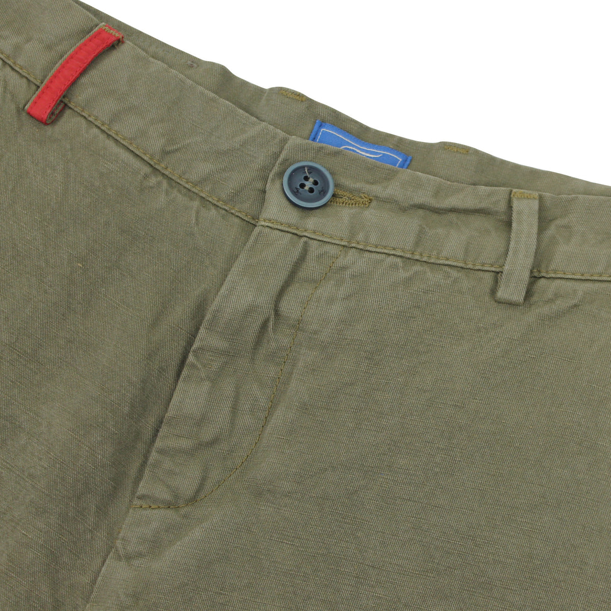 ViaMonte Shop | Fay teen bermuda cargo verde in misto lino