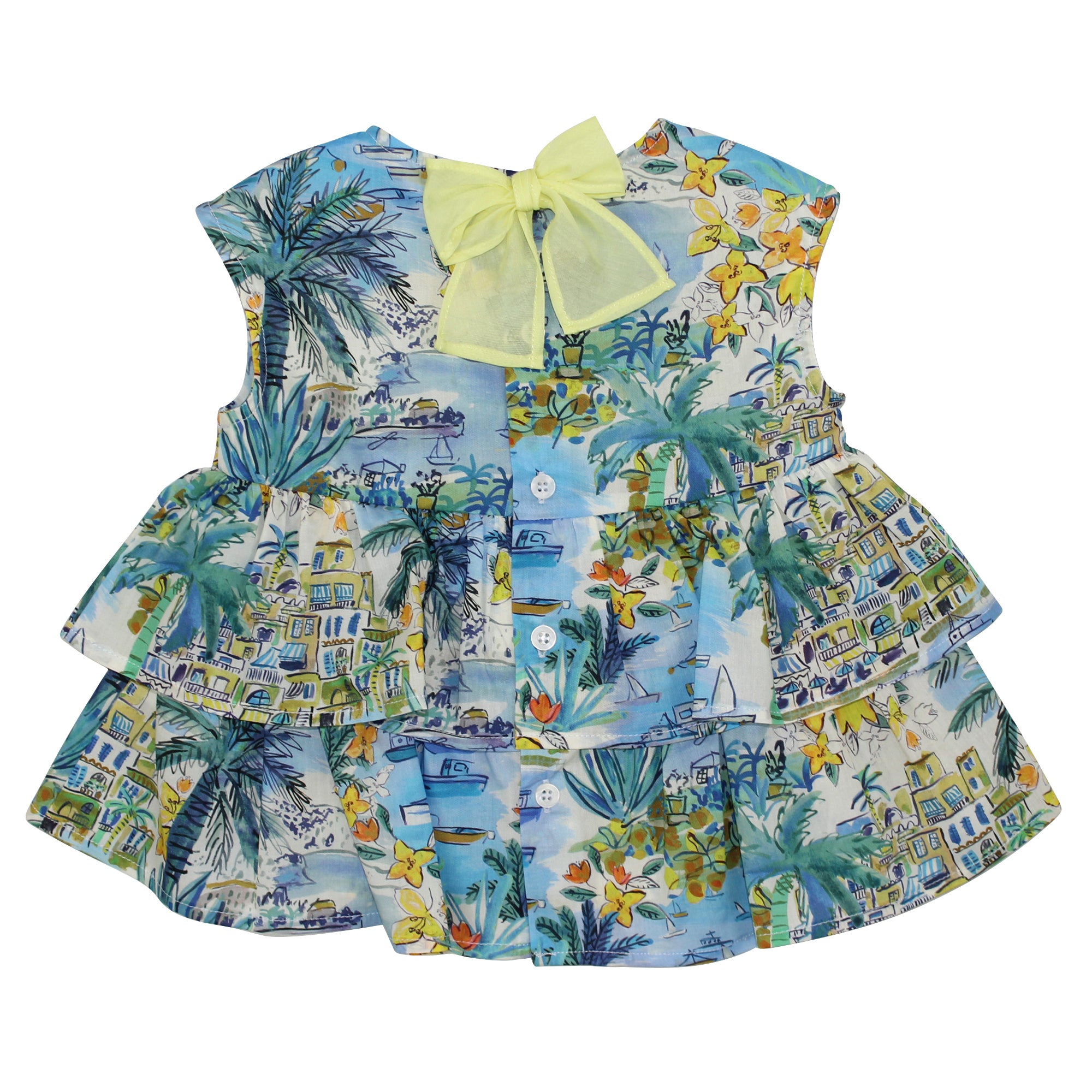 ViaMonte Shop | Il Gufo camicia bambina fantasia in cotone