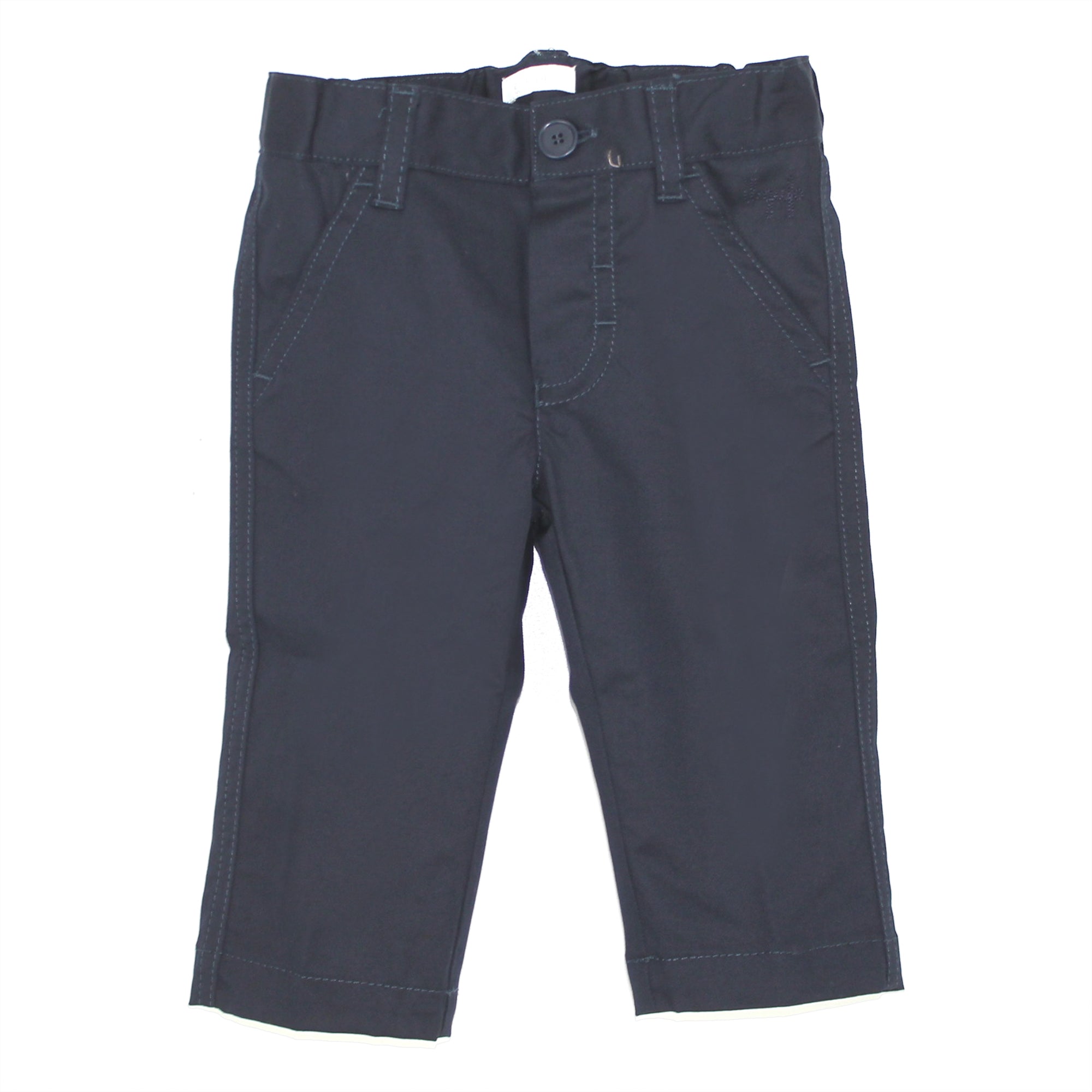 ViaMonte Shop | Il Gufo pantalone baby boy blu in cotone stretch