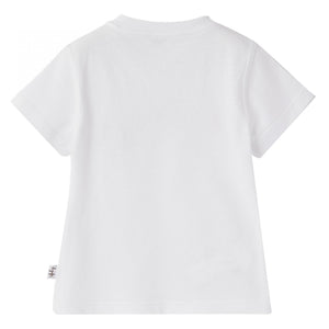 ViaMonte Shop | Il Gufo t-shirt baby boy bianca in cotone