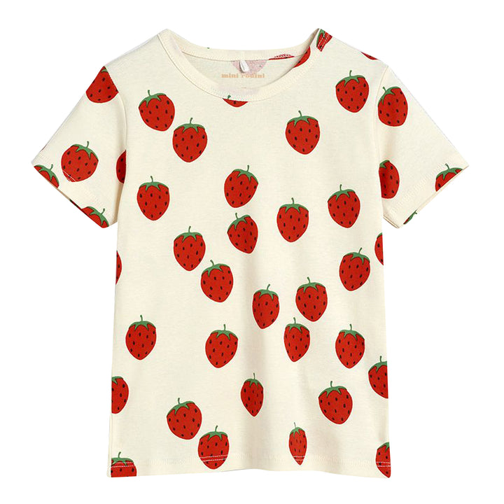 ViaMonte Shop | Mini Rodini t-shirt bambina in cotone organico stampato