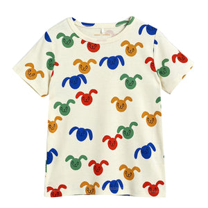 ViaMonte Shop | Mini Rodini t-shirt baby girl in cotone organico stampato