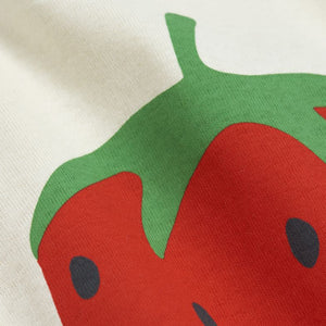 Mini Rodini t-shirt baby girl bianca in cotone organico | ViaMonte Shop