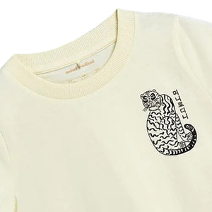 ViaMonte Shop | Mini Rodini t-shirt baby boy bianca in cotone organico