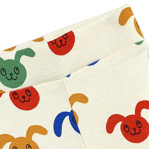 ViaMonte Shop | Mini Rodini leggings baby girl in cotone organico stampato
