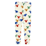 ViaMonte Shop | Mini Rodini leggings baby girl in cotone organico stampato
