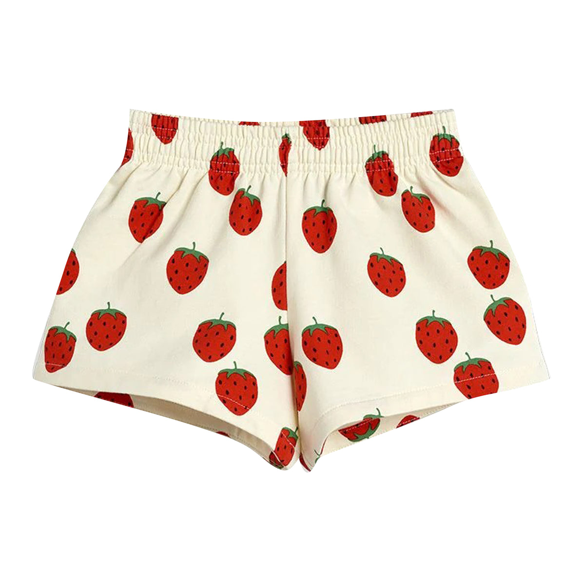 ViaMonte Shop | Mini Rodini bambina short stampato in felpa di cotone organico