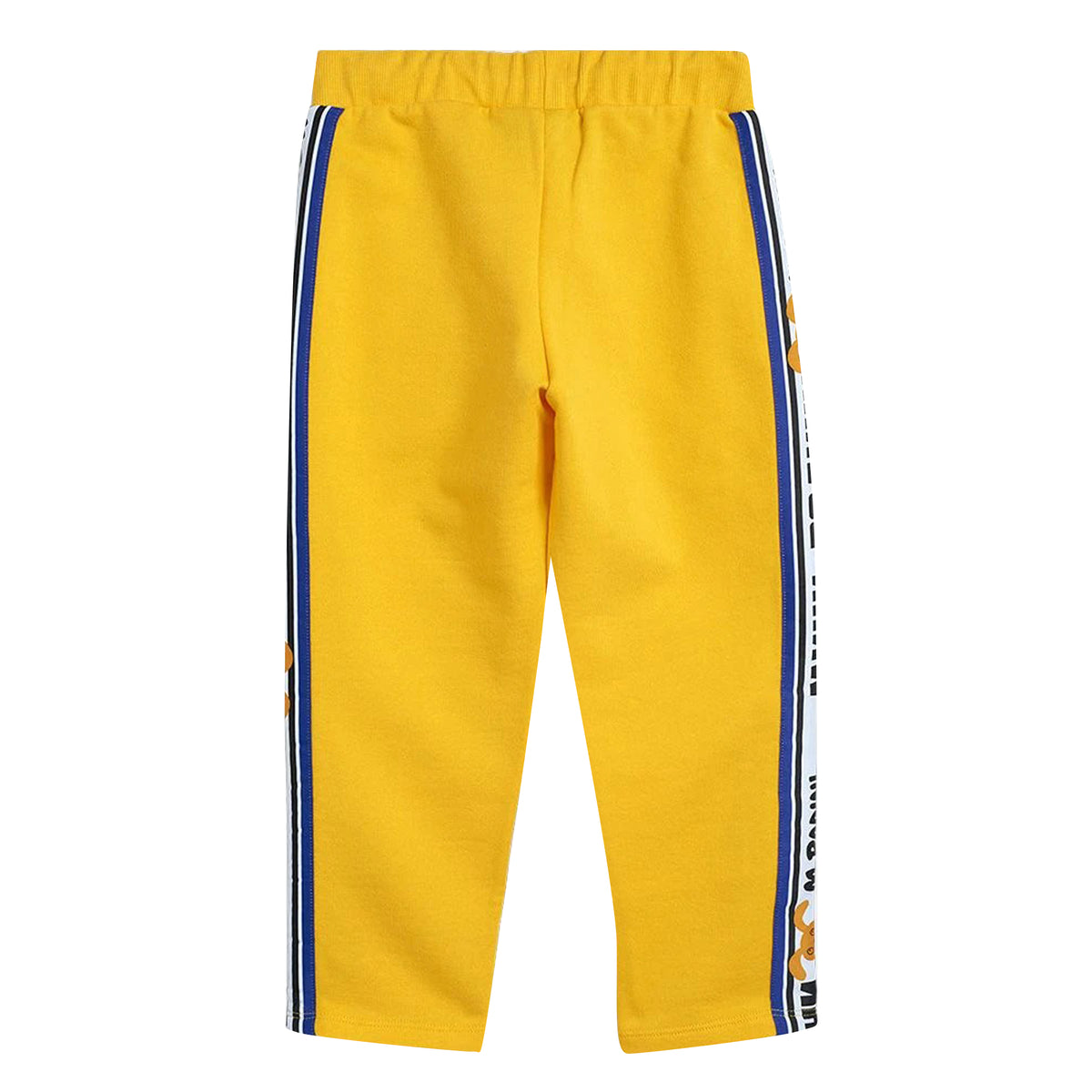 ViaMonte Shop | Mini Rodini pantalone bambino giallo in felpa di cotone organico