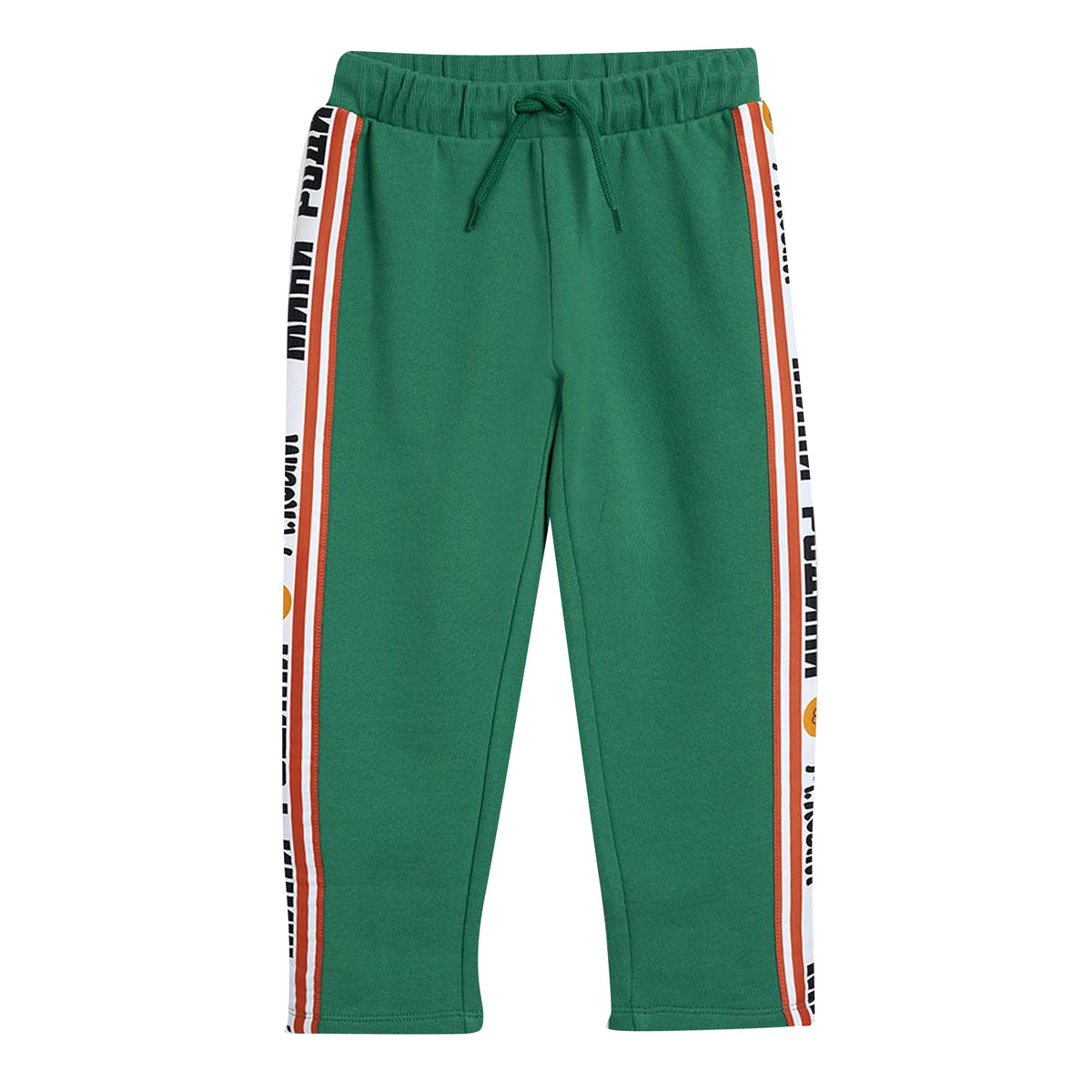 ViaMonte Shop | Mini Rodini pantalone baby boy verde in felpa di cotone organico