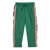 ViaMonte Shop | Mini Rodini pantalone bambino verde in felpa di cotone organico