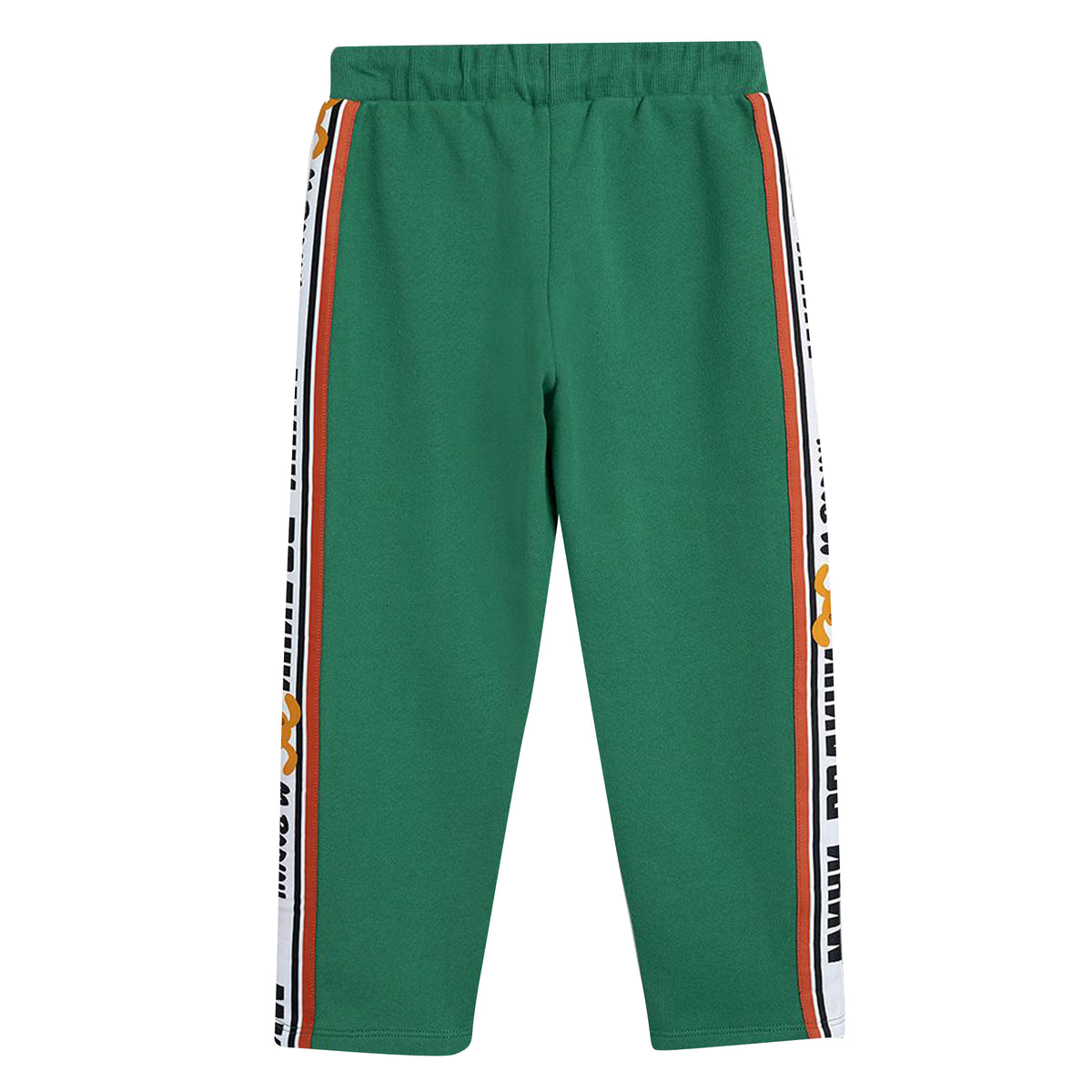 ViaMonte Shop | Mini Rodini pantalone bambino verde in felpa di cotone organico