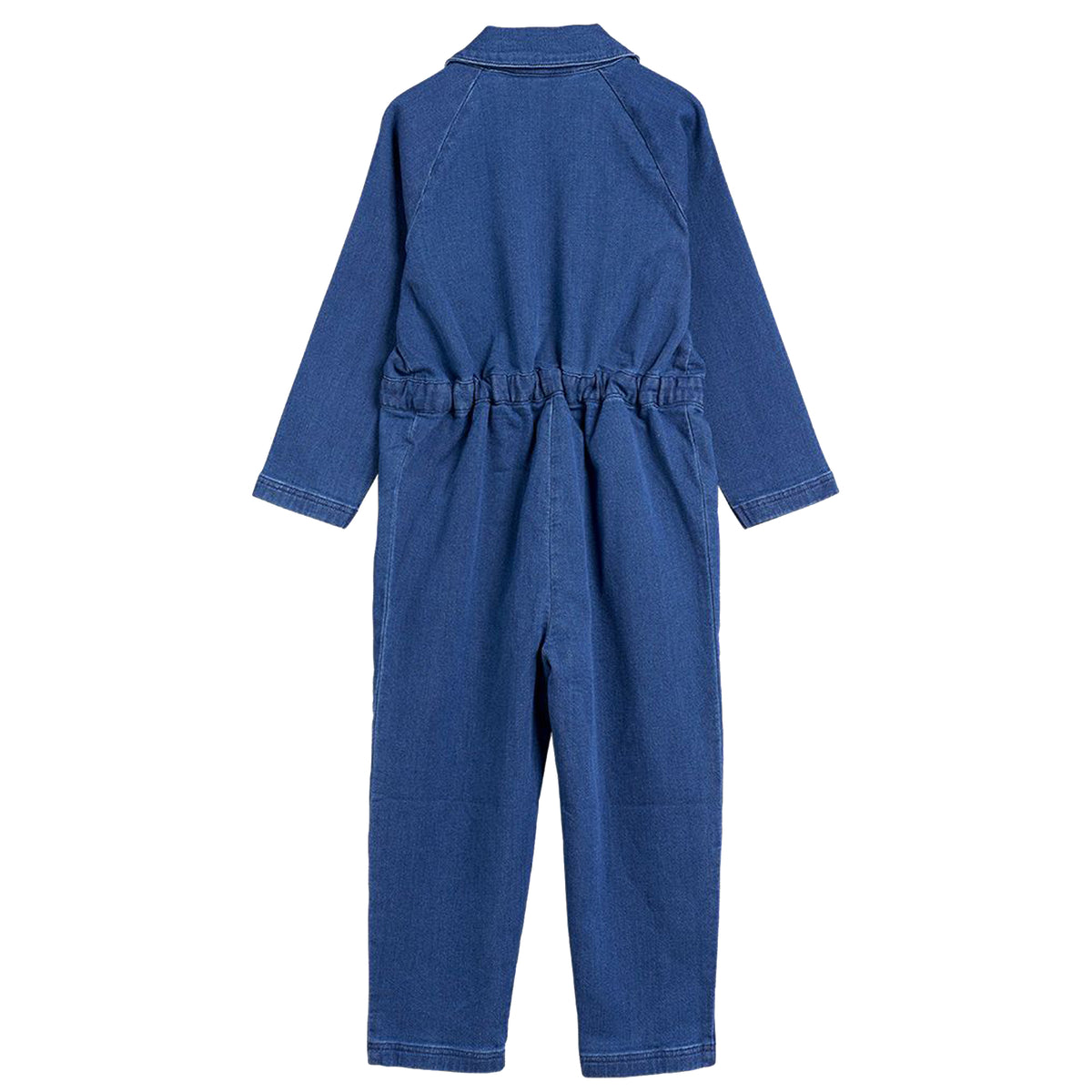 ViaMonte Shop | Mini Rodini tuta intera baby girl in denim di cotone organico