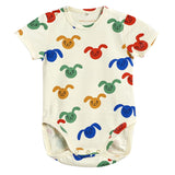 ViaMonte Shop | Mini Rodini body baby girl in cotone organico stampato