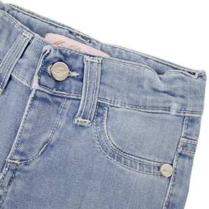 ViaMonte Shop | Miss Blumarine jeans baby girl blu in cotone stretch