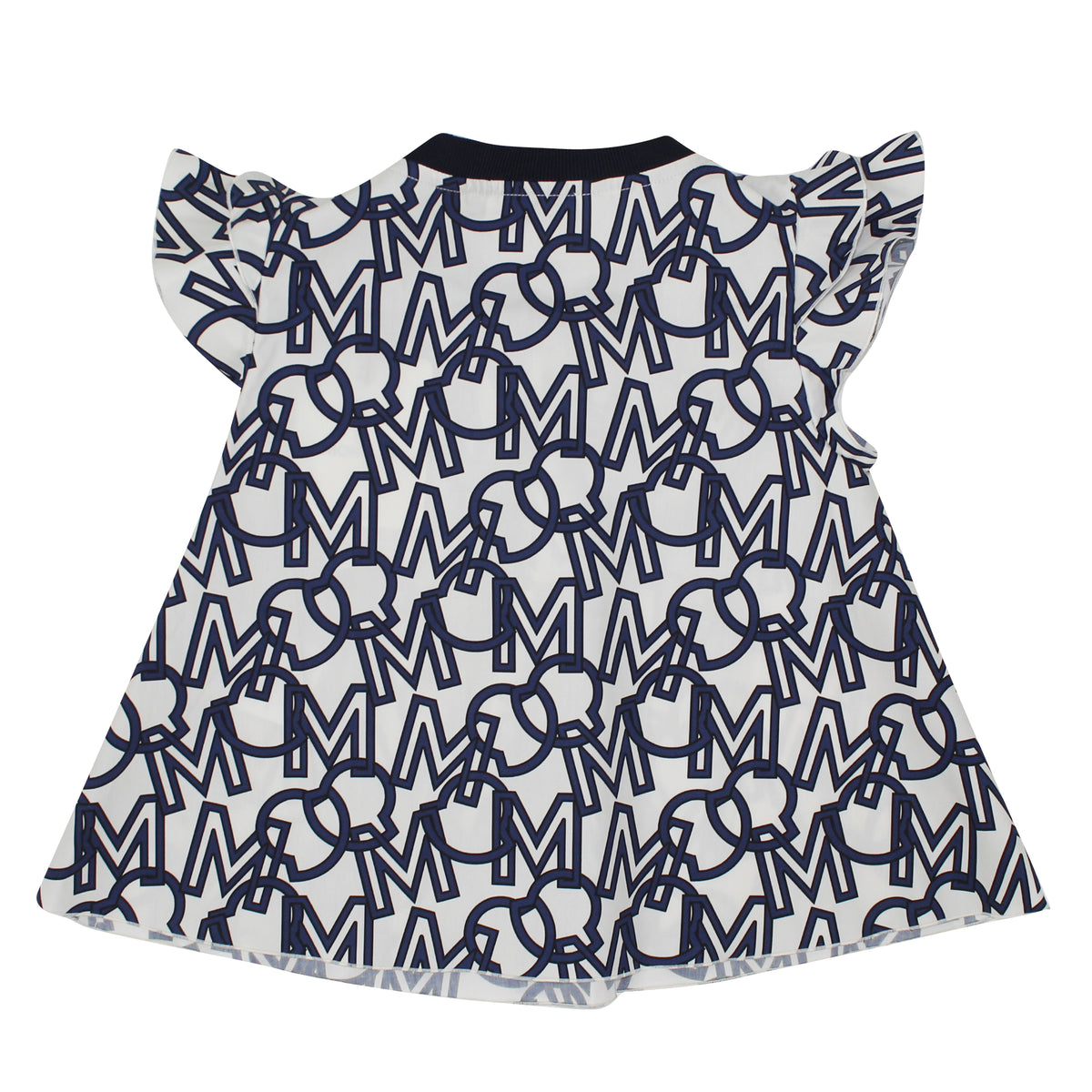 ViaMonte Shop | Moncler Enfant t-shirt bambina stampa logo all over in cotone