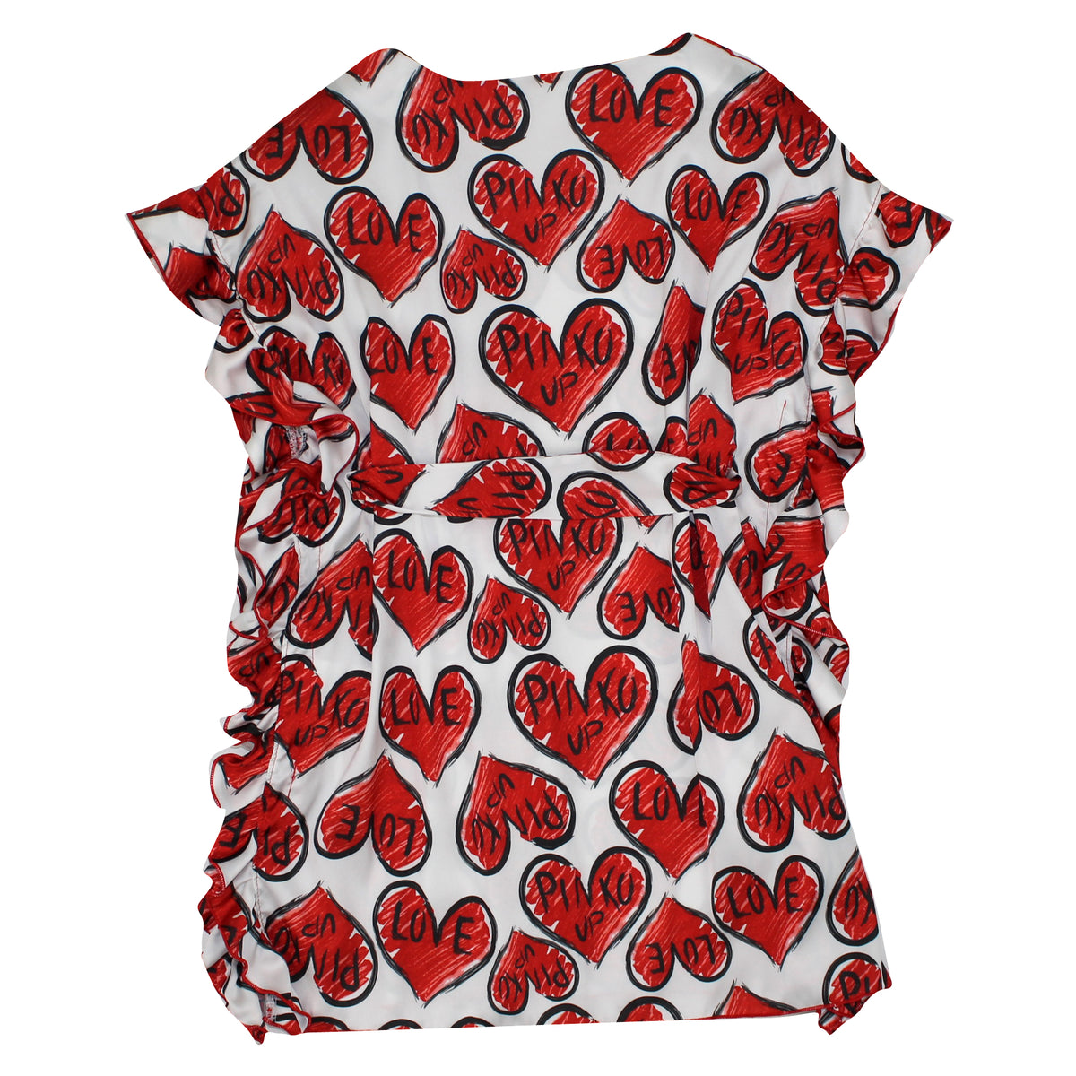 ViaMonte Shop | Pinko bambina copricostume stampa logo e cuori all over