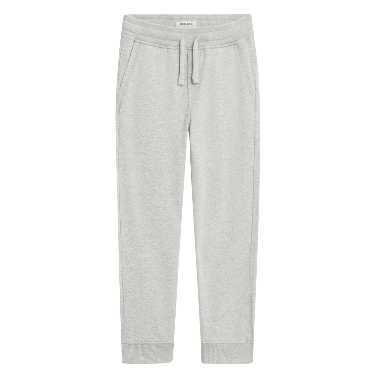 Woolrich bambino pantalone sportivo grigio in cotone | ViaMonte Shop