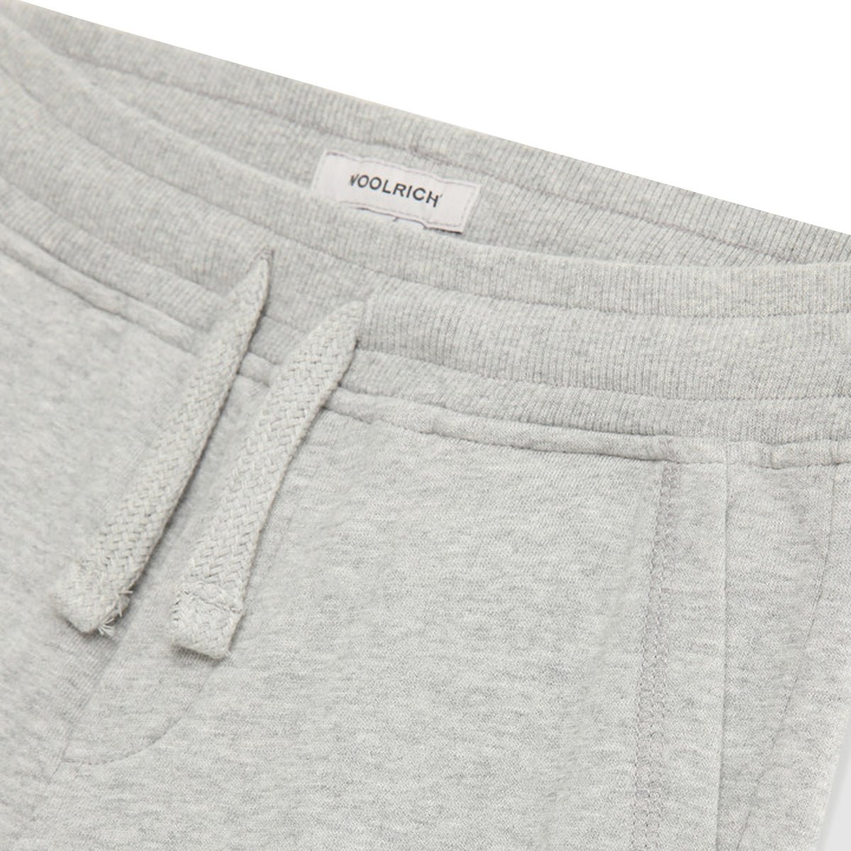 Woolrich bambino pantalone sportivo grigio in cotone | ViaMonte Shop