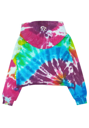 ViaMonte Shop | Barrow felpa tie dye multicolor bambina in cotone