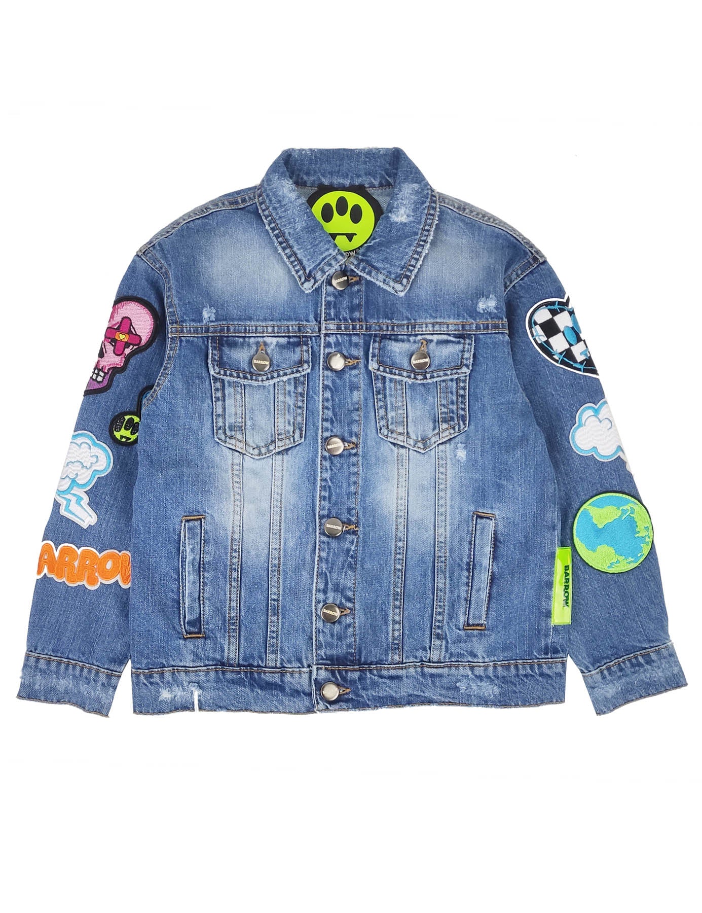 ViaMonte Shop | Barrow giubbino blu chiaro bambino in denim di cotone