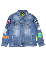 ViaMonte Shop | Barrow giubbino blu chiaro bambino in denim di cotone