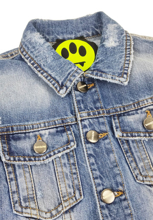 ViaMonte Shop | Barrow giubbino blu chiaro bambino in denim di cotone