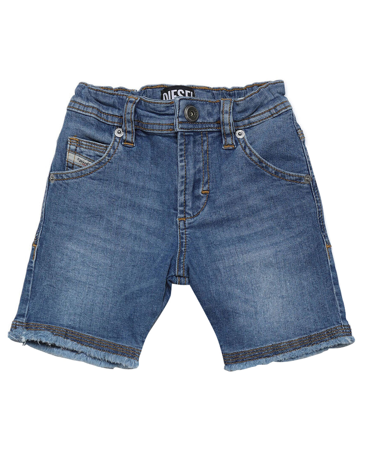 ViaMonte Shop | Diesel Kid bermuda Proolyb-a-n blu neonato in denim di cotone