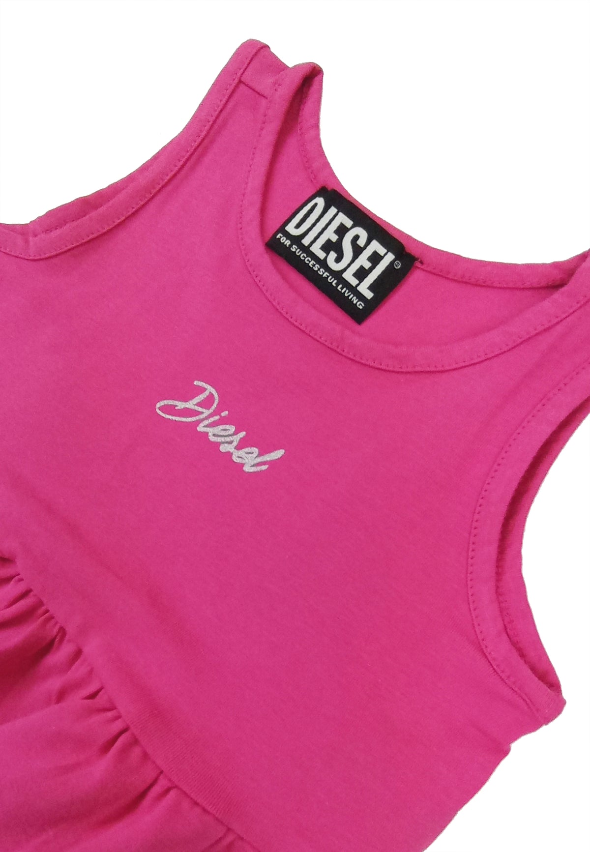 ViaMonte Shop | Diesel Kid top fucsia neonata in jersey di cotone