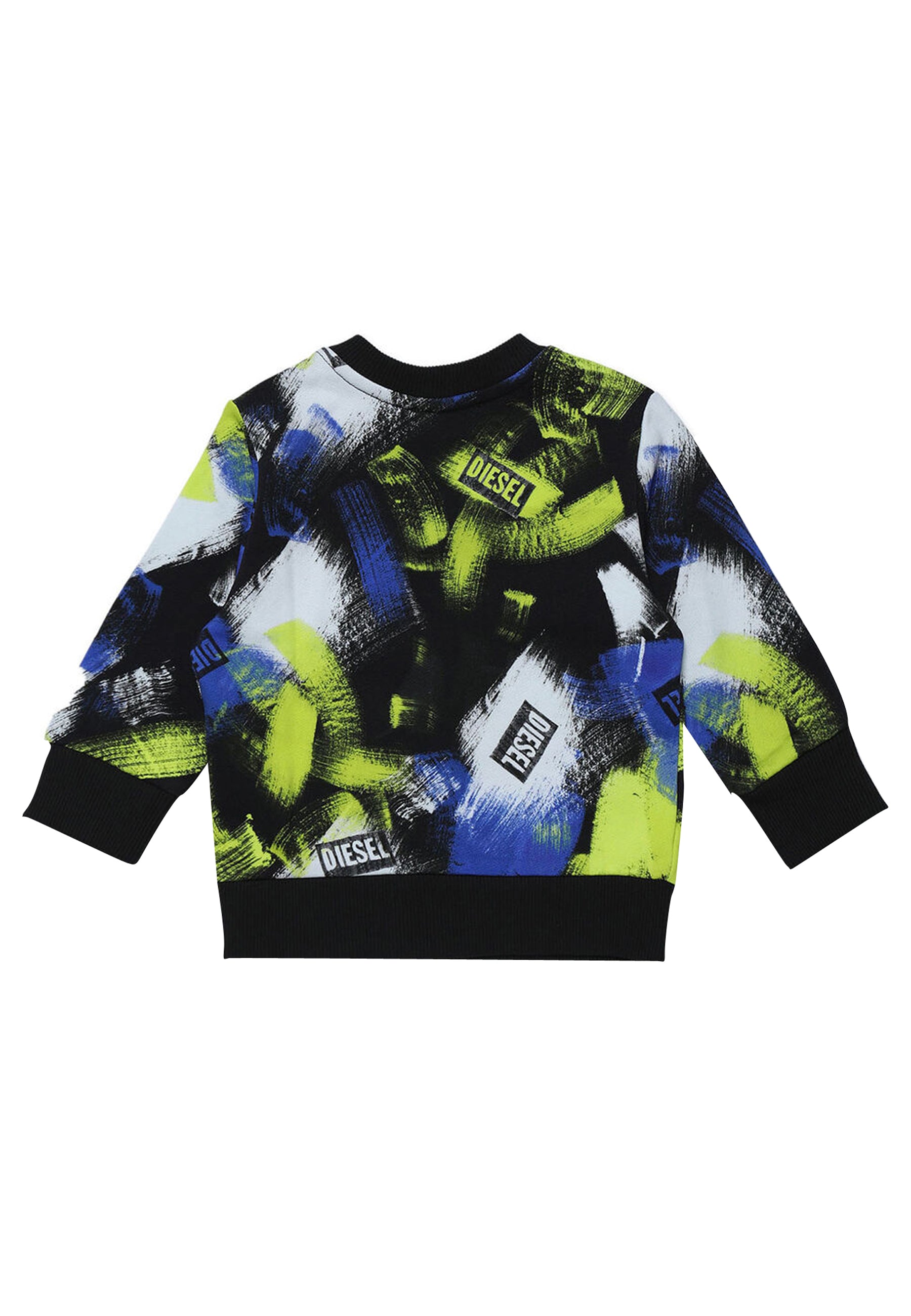 ViaMonte Shop | Diesel Kid felpa Smartib nero neonato in cotone
