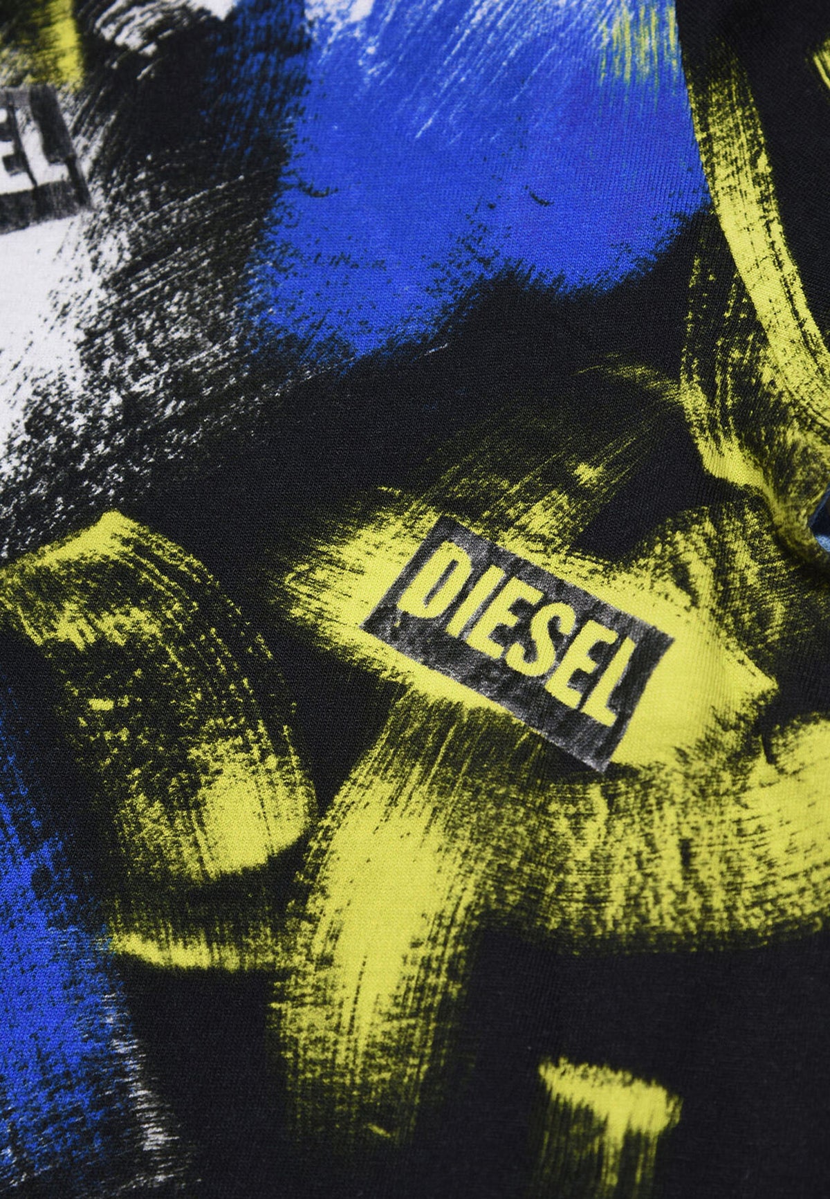 Diesel Kid t-shirt Terryb nera neonato in cotone | ViaMonte Shop