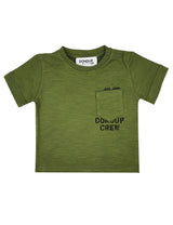 ViaMonte Shop | Dondup Kids t-shirt verde neoanto in jersey di cotone