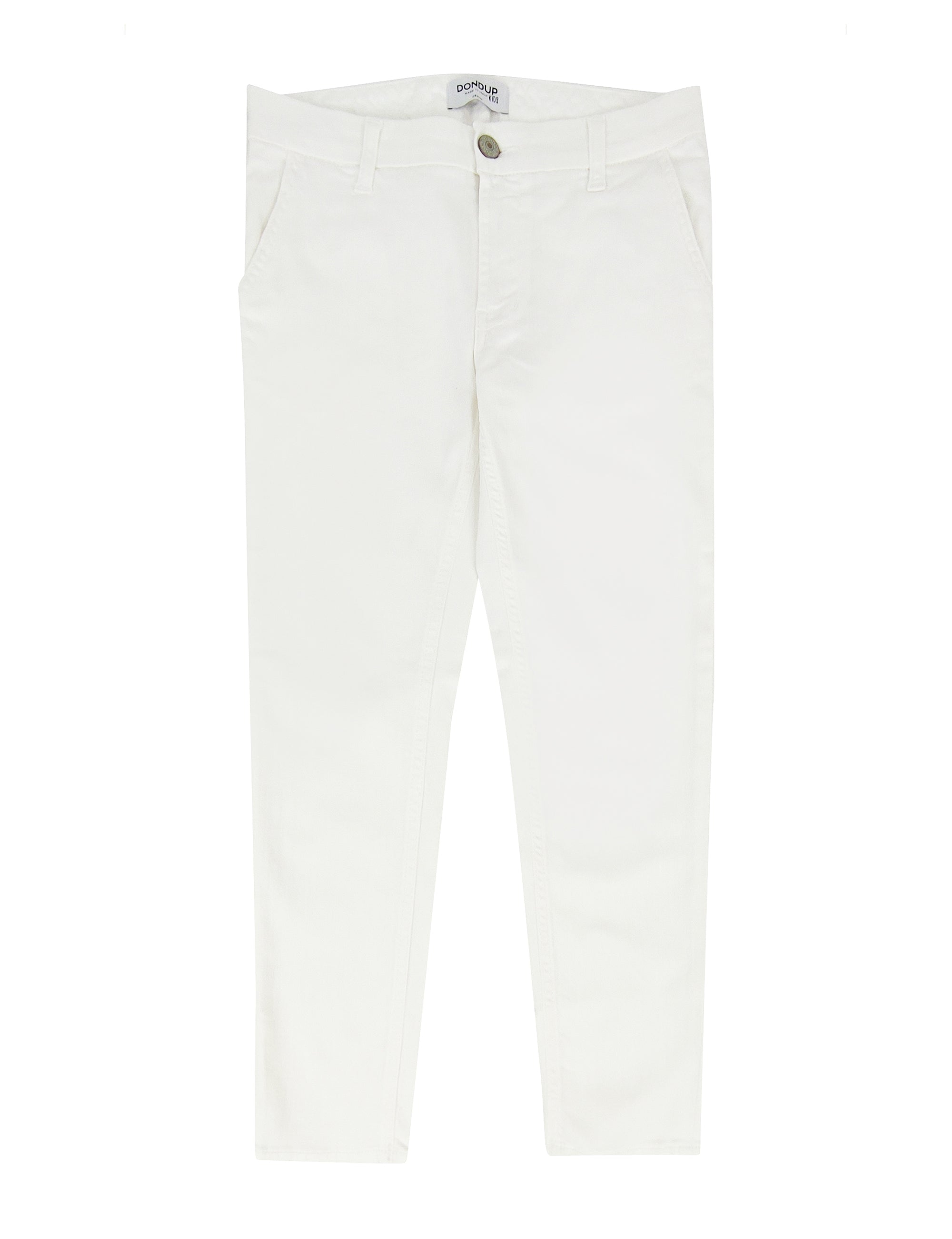 ViaMonte Shop | Dondup pantalone Premier panna ragazzo in cotone stretch