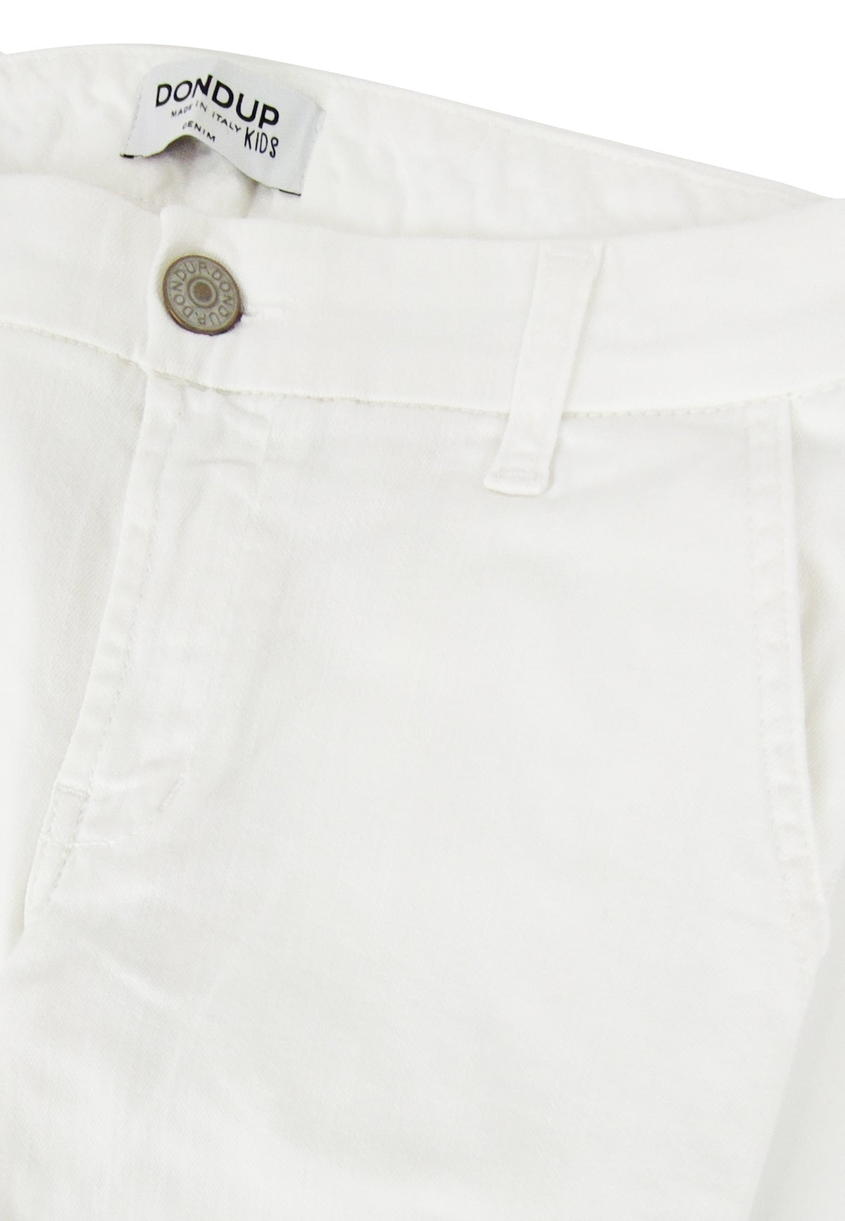 ViaMonte Shop | Dondup pantalone Premier panna ragazzo in cotone stretch