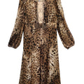ViaMonte Shop | Elisabetta Franchi abito longuette beige ragazza in georgette