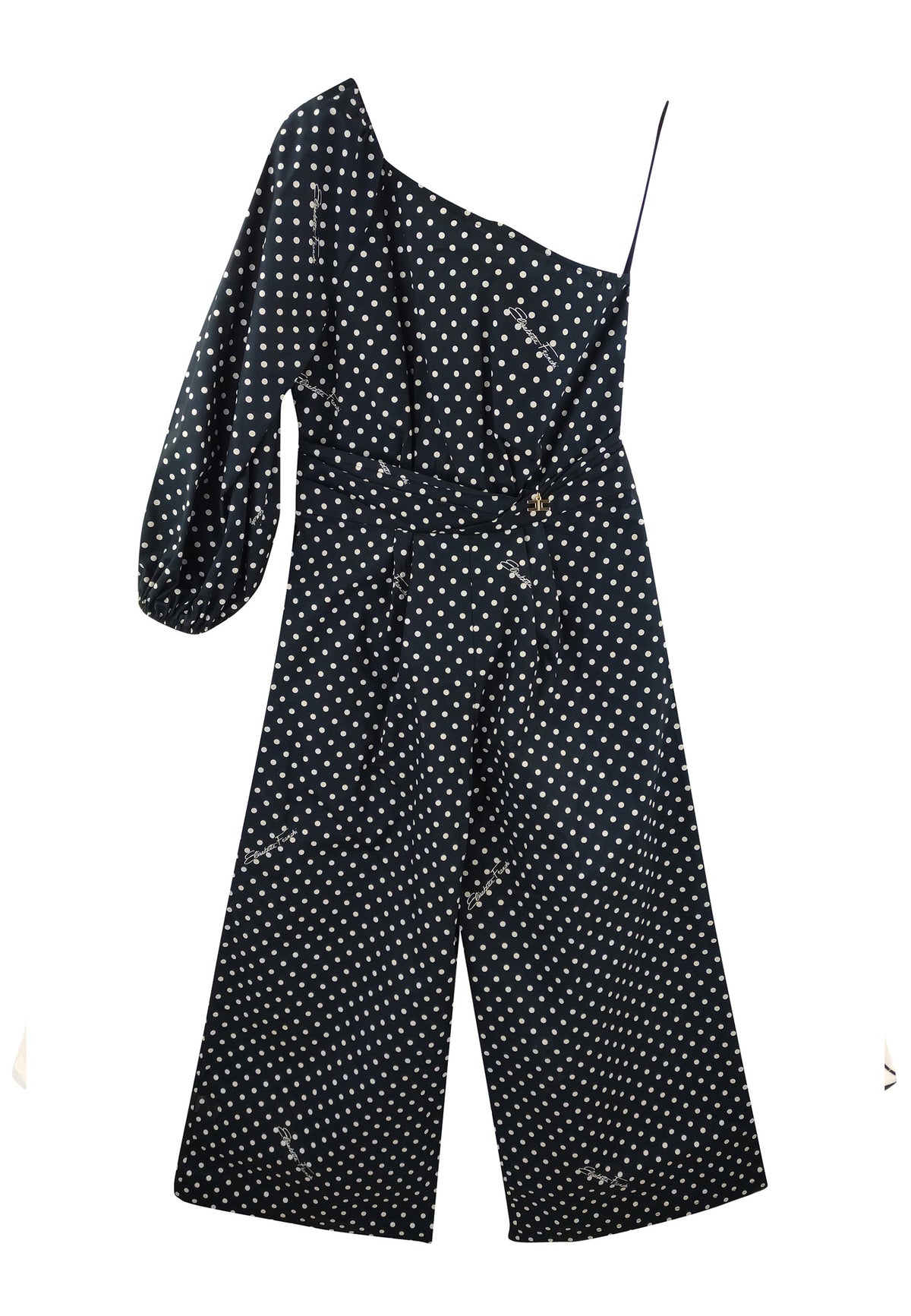 ViaMonte Shop | Elisabetta Franchi tuta bambina stampa pois in popeline di cotone