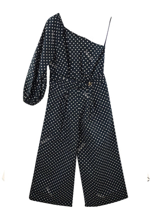 ViaMonte Shop | Elisabetta Franchi tuta bambina stampa pois in popeline di cotone