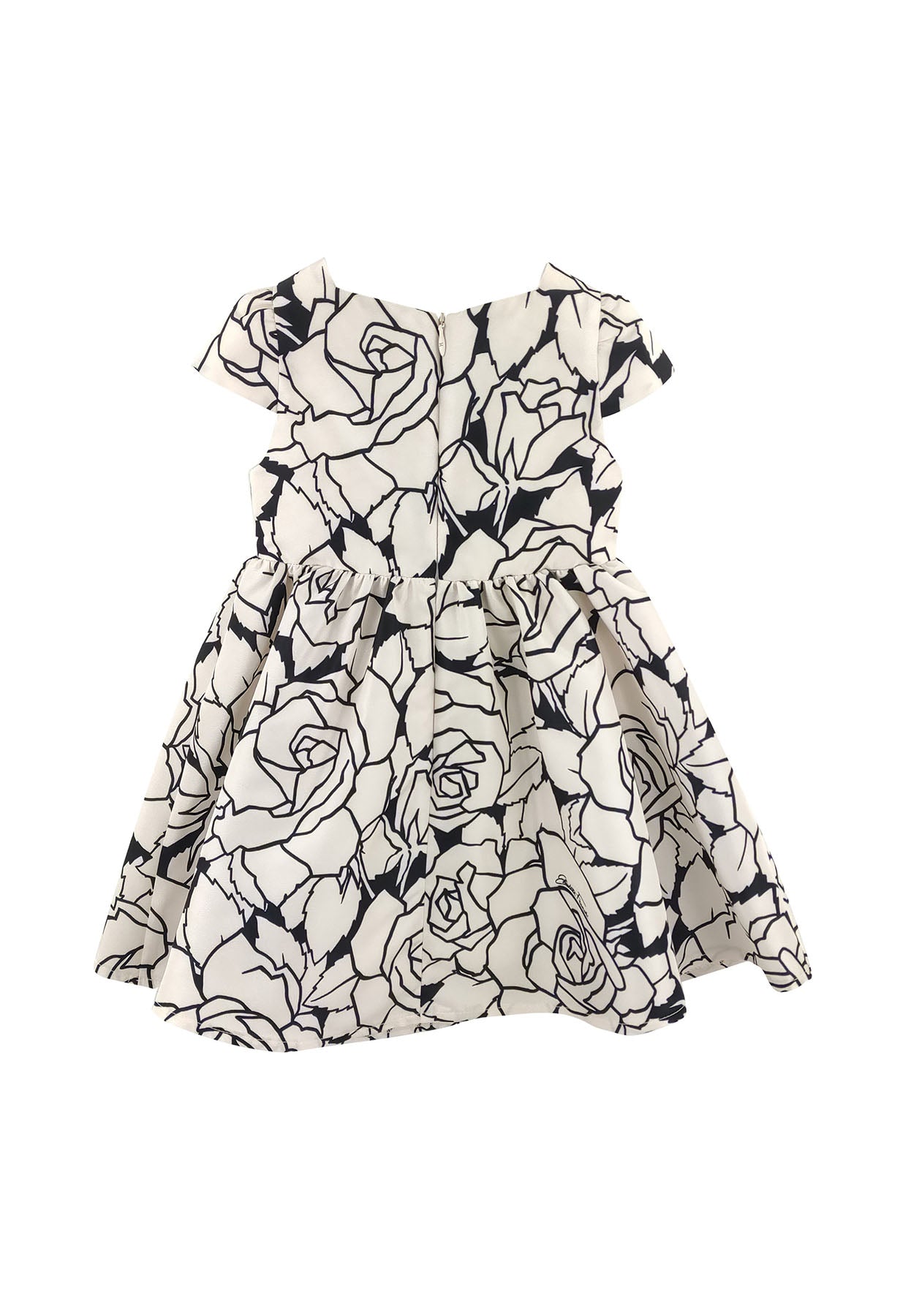 ViaMonte Shop | Elisabetta Franchi abito burro neonata stampa rose
