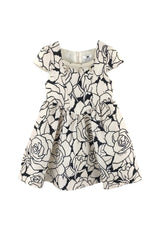 ViaMonte Shop | Elisabetta Franchi abito burro neonata stampa rose