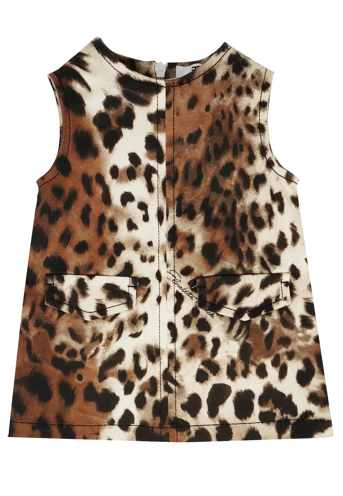 ViaMonte Shop | Elisabetta Franchi La Mia Bambina abito neonata in raso di cotone stampato