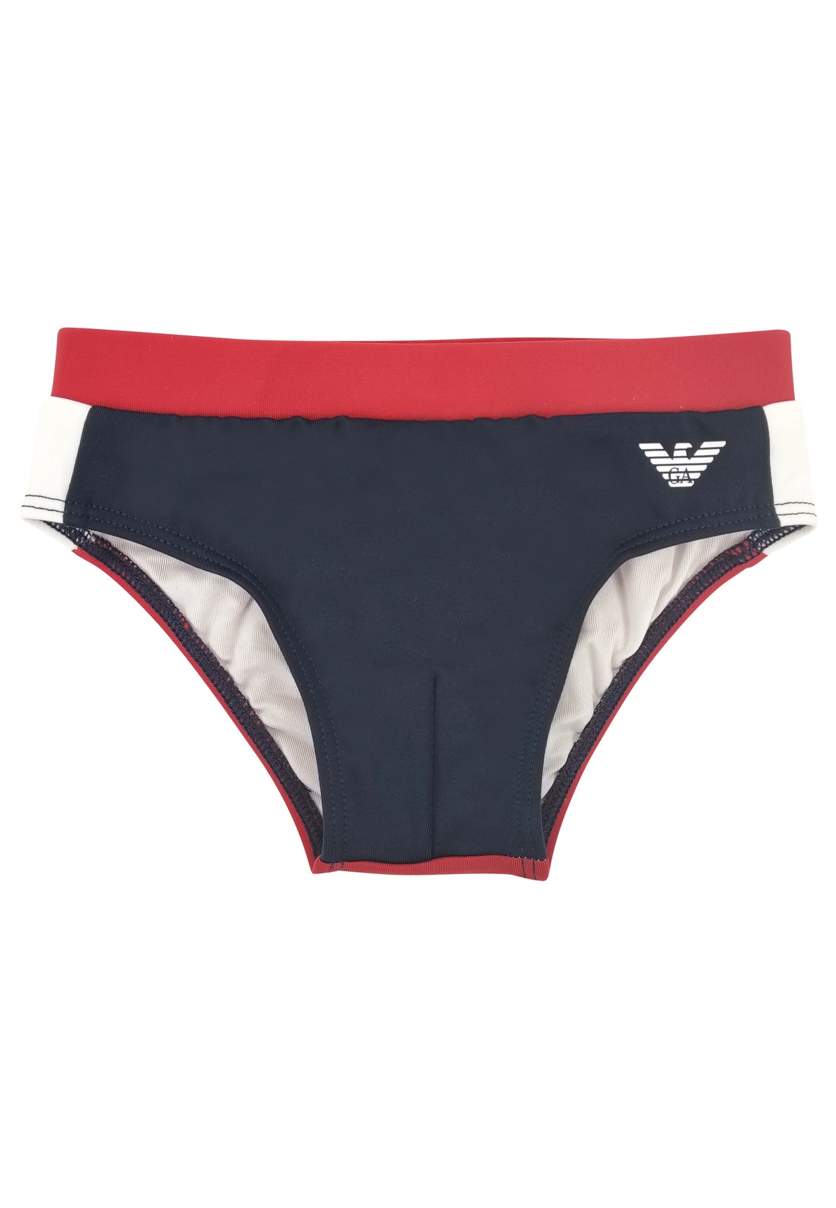 ViaMonte Shop | Emporio Armani costume slip color block bambino in lycra