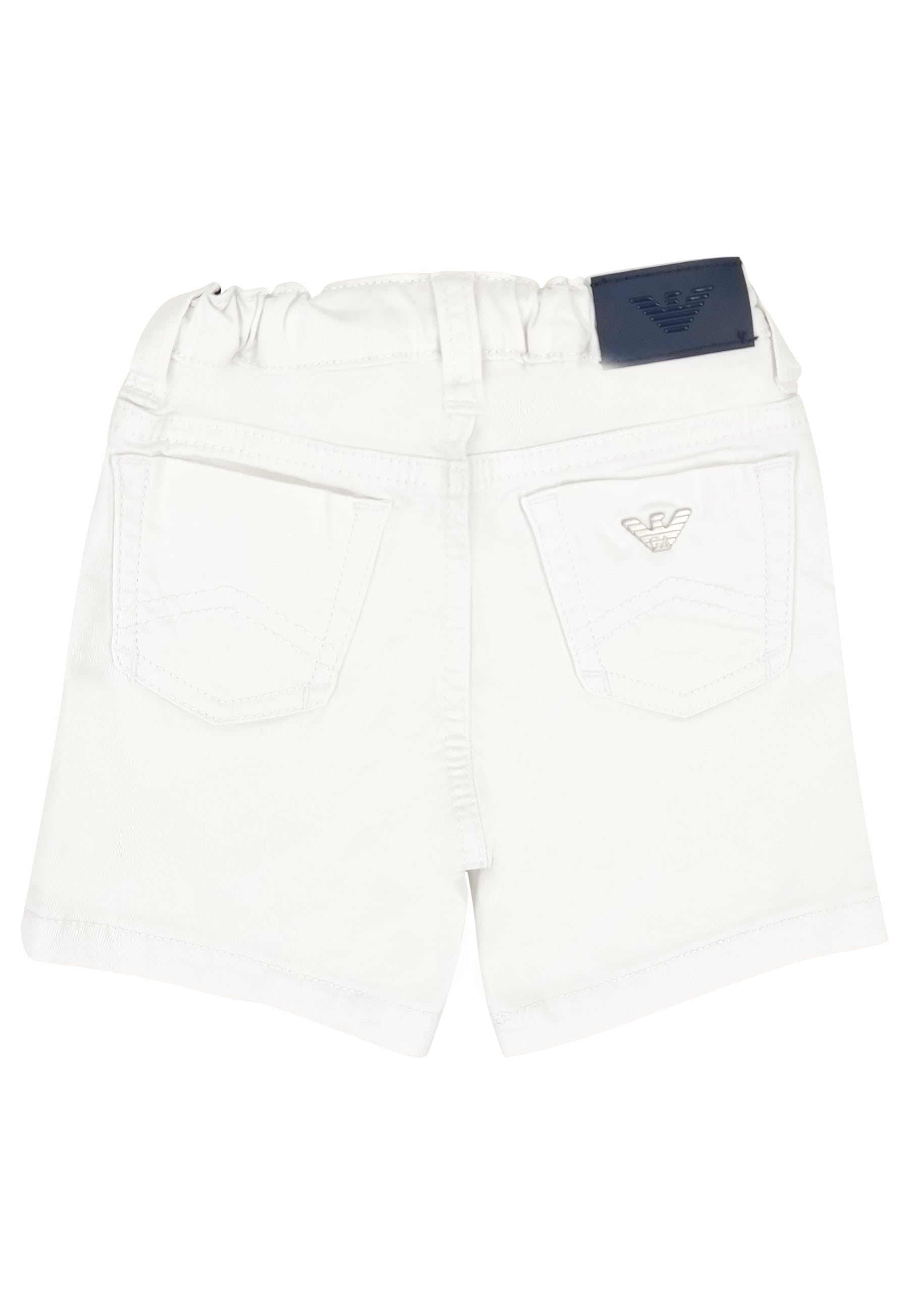 ViaMonte Shop | Emporio Armani bermuda neonato bianco in cotone