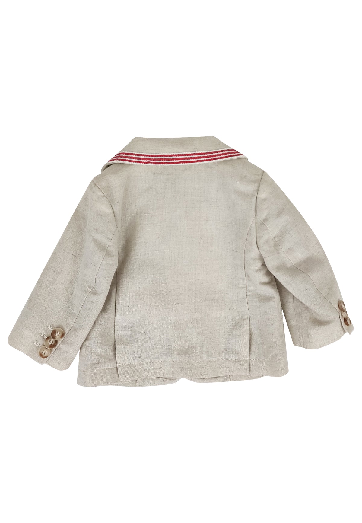 ViaMonte Shop | Fay baby boy blazer monopetto beige in misto lino